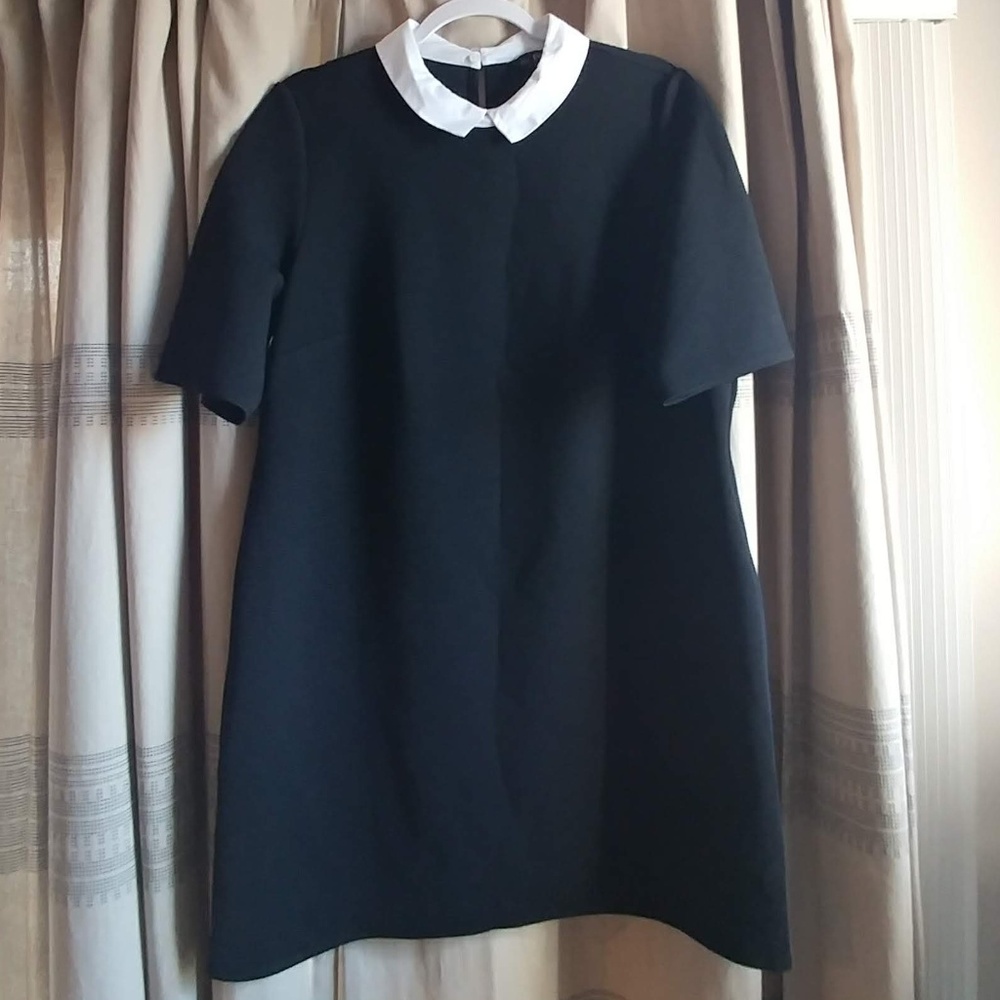 NWOT Collared Dress with textured fabric